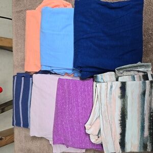 7 vneck short sleeved 3x tops